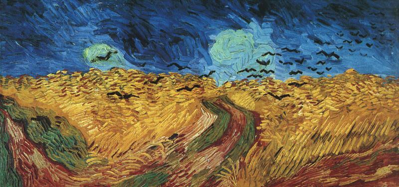 Vincent Van Gogh Wheatfield With Crows china oil painting image